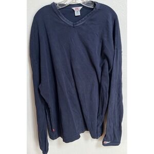 Vintage 90s Levis Dry Goods Long Sleeve T Shirt Mens XL Navy Levi Strauss USA